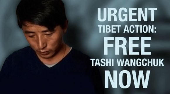 Teken voor de vrijheid van Tashi Wangcuk